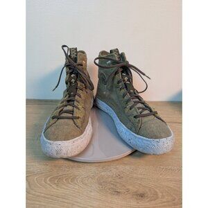 Converse CTAS Crater Hi 169417C Women 10.5 Green Carbon Jasper Sneakers Shoes